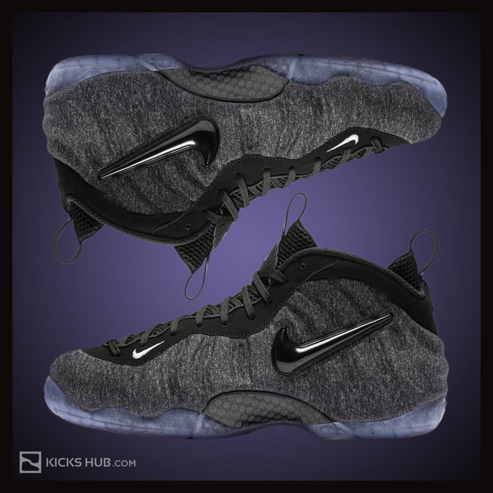 Nike Air Foamposite Pro Fleece Men's Shoes Dark Grey Heather/Black