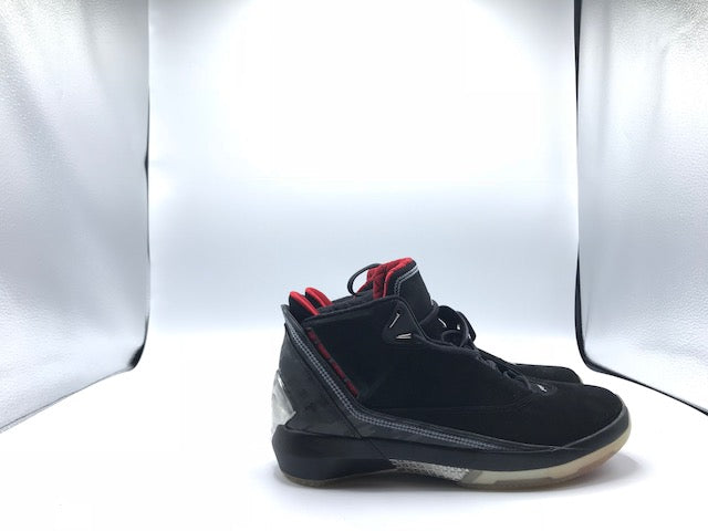 Air Jordan 22 (XX2 or XXII)-Black / Varsity Red-Metallic Silver