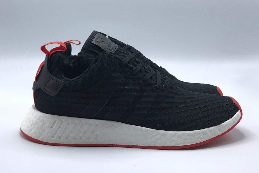 Adidas NMD R2 Primeknit black/red – Kickshub