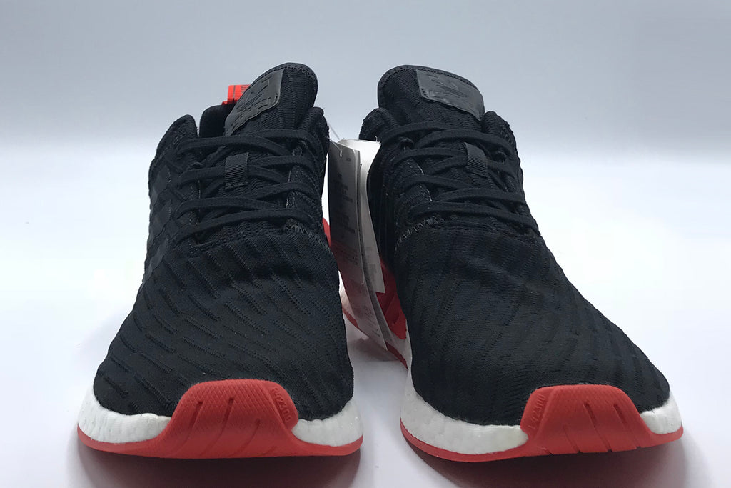 Adidas NMD R2 Primeknit black/red – Kickshub