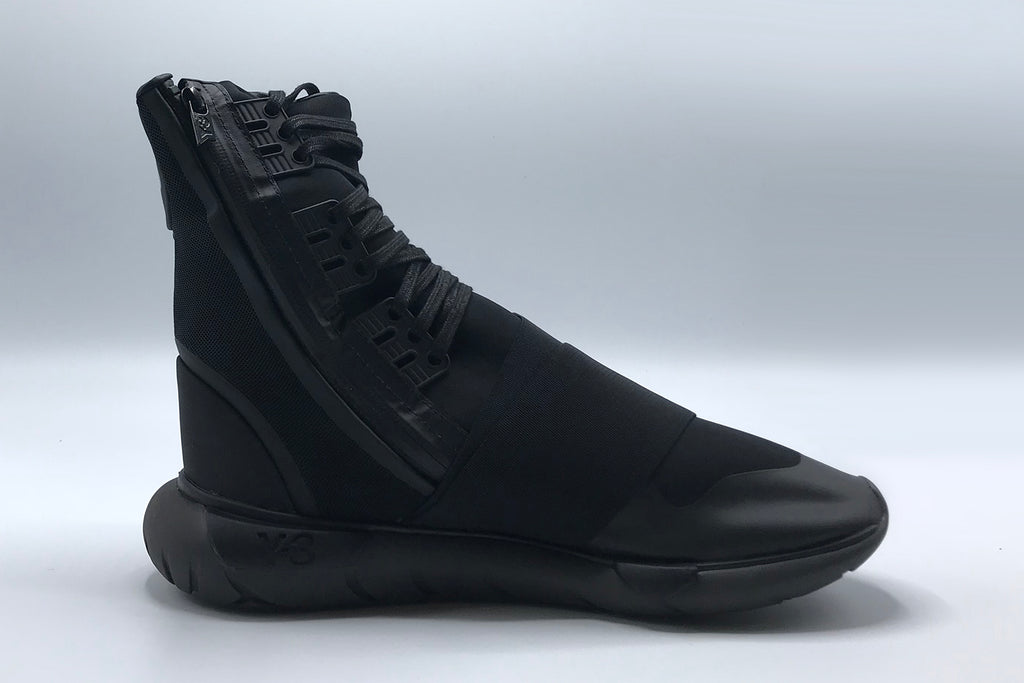 adidas Y-3 Qasa Men'S High-Top Sneaker Boot, Black, Blk