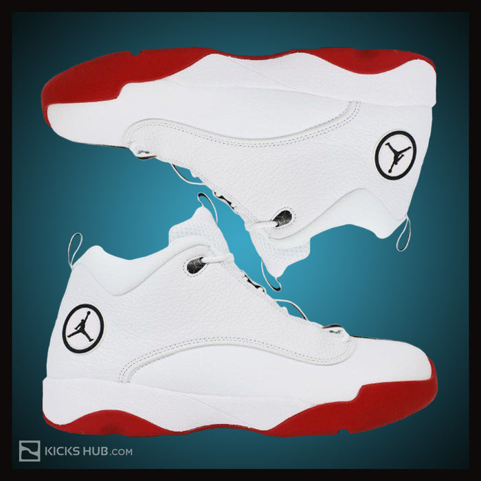 Jordan Jumpman Pro Quick White/Black/Gym Red Basketball Shoe