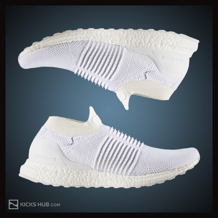 Men's Adidas UltraBOOST Laceless Running Shoe White