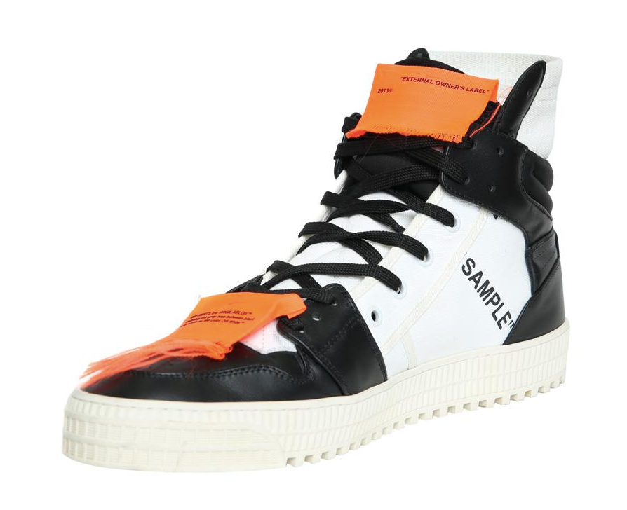 OFF-WHITE  Low 3.0 high-top sneakers by Virgil Abloh
