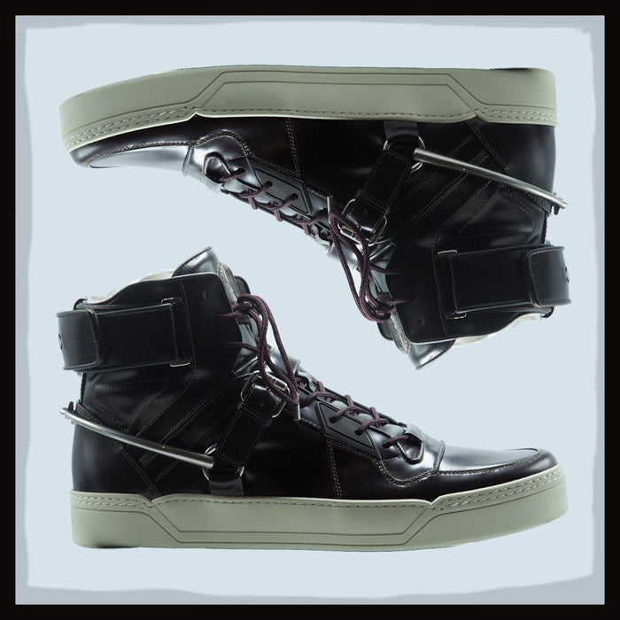 GUCCI Leather Sneaker With Horsebit